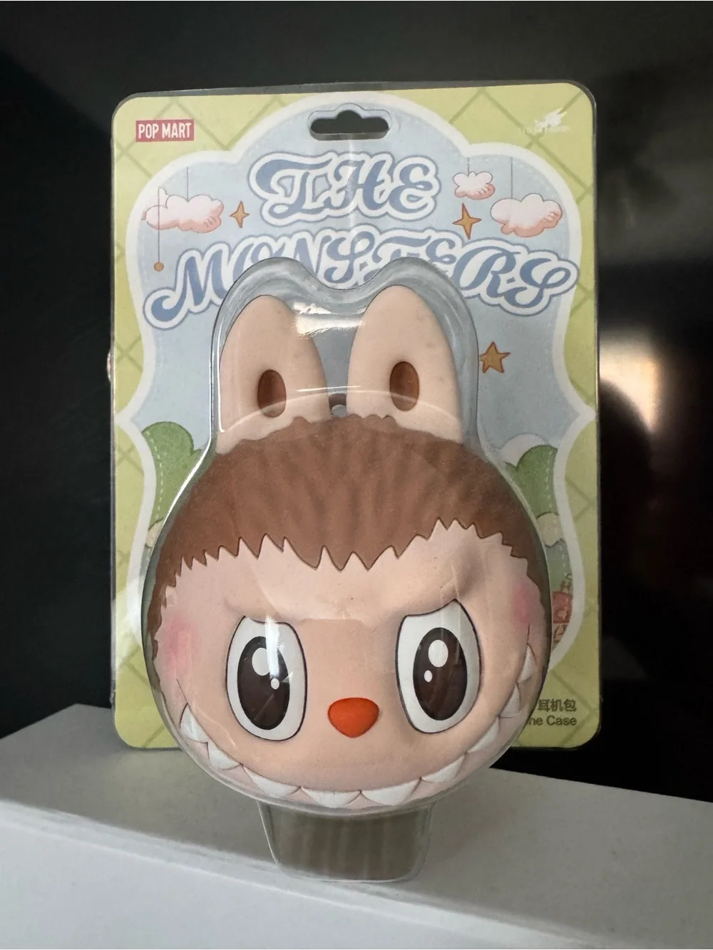Pop Mart LABUBU Originals-Brown Silicone Earphone Bag